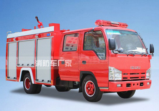 3噸五十鈴100P水罐消防車價(jià)格2