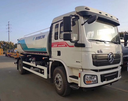 12方灑水車價格及圖片_國六13.5方陜汽德龍L3000綠化灑水車廠家價格3
