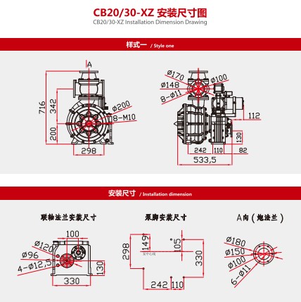 CB20/30-XZ܇�������ð��b�ߴ�D
