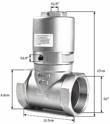 灑水車2寸DN50氣動不銹鋼球閥 灑水車2寸DN50氣動不銹鋼球閥